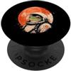 Vintage Frog Aesthetic Japanese Graphic Arte minimalista giapponese anni '70 Retro Space Frog Lover PopSockets PopGrip Adesivo