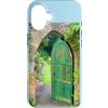 YOUHAVEALIFE Fantasy Cottage Decor Custodia per iPhone 16 Stampa ad arco in pietra Cottagecore, decoro Fantasy Cottage