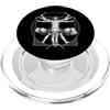 Retro Band Player Steel Drum Tees Tamburo d'acciaio Marching Band DA Vinci Steel Drummer Vintage PopSockets PopGrip per MagSafe