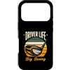 Golf Driver Sunset Golfing Custodia per iPhone 17 Pro Driver Life - Pilota da golf retrò Big Swing