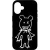 Cute Scary Bear Monster Halloween Appare Custodia per iPhone 16 Simpatico mostro orso spaventoso con mantello Halloween