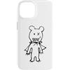 Cute Scary Bear Monster Halloween Appare Custodia per iPhone 14 Simpatico mostro orso spaventoso con mantello Halloween