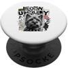 The Unruly Menagerie Ribelle Scruffy Cane Nato Indisciplinato Stile Punk PopSockets PopGrip Adesivo