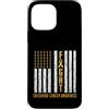September Childhood Cancer Awareness Tee Custodia per iPhone 13 Pro Max USA Gold Flag Childhood Cancer Awareness Month September