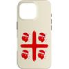 SARDEGNA Custodia per iPhone 16 Pro 4 BANDIERA DELL'ISOLA MORI SARDEGNA