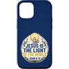 Jesus Is The Light Christian Faith Bible Custodia per iPhone 12/12 Pro Jesus Is The Light Of The World Shirt John 8:12 Christian