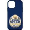 Jesus Is The Light Christian Faith Bible Custodia per iPhone 12 mini Jesus Is The Light Of The World Shirt John 8:12 Christian