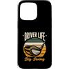 Golf Driver Sunset Golfing Custodia per iPhone 15 Pro Max Driver Life - Pilota da golf retrò Big Swing