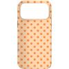 Classic Polka Dot Pattern Vintage Design Custodia per iPhone 17 Pro Max Estetica carina vintage a pois pesca e arancio