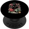Funny Cat Feline Kitty Designs Gatto Mamma Gatto Nero Carino Gattino Amante PopSockets PopGrip Adesivo