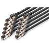 Digitus Cavo LAN Cat 8.1 - 0,5 m - 10 pezzi - S/FTP - Nero