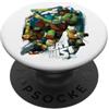 TMNT Battere Questo! Azione Tiro PopSockets PopGrip Adesivo