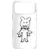 Cute Scary Bear Monster Halloween Appare Custodia per iPhone 17 Pro Max Simpatico mostro orso spaventoso con mantello Halloween