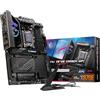 MSI MPG X870E Carbon WiFi - Scheda madre da gioco, processori AMD Ryzen serie 9000/8000/7000, AM5, DDR5, PCIe 5.0, M.2 Gen5, SATA 6Gb/s, USB 40 Gbps, HDMI, Wi-Fi 7, Bluetooth 5.4, LAN 5 Gbps, ATX