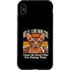Sphynx Cat Hello I Live Here Too Humor Custodia per iPhone XS Max Ciao, vivo anche qui, so che non abbiamo incontrato gatto
