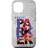 Marvel Custodia per iPhone 15 Marvel Spider-Man: No Way Home Peter Parker Lettere