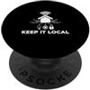 Local Network Tech And Home Automation A Tecnologia di rete domestica intelligente con hosting autonomo Keep It Local PopSockets PopGrip Adesivo