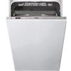 Whirlpool WSIO 3T223 PCE X lavastoviglie A scomparsa totale 10 coperti A++