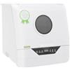 Wipportja Mini Lavastoviglie, 800W Lavastoviglie con 4 Modalità e Display LED