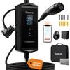 tomons Wallbox portatile per auto elettriche, marca tomons, 3,68 kW, 6 metri, monofase, con cavo di ricarica Type 2 e presa Schuko