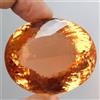 OMSAIGEMS Gemma Naturale Imperial Topaz Arancione Ovale IGL 410 Ct