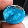Certificato Turchese Naturale 18.70 KT Carino Blu Cabochon Loose Gemma