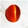 Gemma Chrysoberyl Naturale Cabochon Gatto Occhio Arancione 140.60 CT