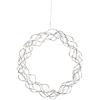 EGLO LED corona luminosa, luce da finestra natalizia in filo e plastica