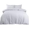Highams Set Copripiumino, White, Doppio