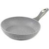 Salter BW02762G1 Marblestone Collection, Padella antiaderente in alluminio forgiato, 20 cm, grigio, Manico in bachelite, rivestimento in marmo, per pesce, carne e verdure, non si attacca