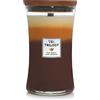 WoodWick Trilogy candela grande profumata con stoppino scoppiettante | Dolci al caffè | Durata Fino a 130 Ore