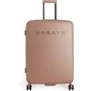 CREATE / LUGGAGE STUDIO/Valigia rigida in policarbonato Moka / 53x31x76cm / Lucchetto TSA, 4 ruote doppie, organizzatore interno, manico telescopico, materiali resistenti e durevoli