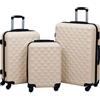 vidaXL Set Valigie Trolley a Custodia Rigida 3 pz Rosa in ABS Diversi Colori