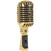 HOOLRZI Microfono dinamico vintage da palcoscenico antico aspetto nostalgico in metallo pickup montato agli urti per musicisti e vocalisti Microfono cardioide unidirezionale