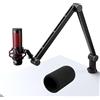 SUNMON Braccio Microfono Universale per HyperX QuadCast - Supporto Microfono da Scrivania Ruotabile a 360° per Rode NT Blue Yeti Fifine AM8 K688 - Braccio a Pantografo Robusto per Microfoni Pesanti