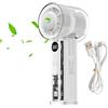Generico Ventilatore Rinfrescante A Mano | Trasparente 100 Velocità Regolabili Portatile USB Ricaricabile - Ventilatore Da Scrivania Personale - Per Picnic Campeggio Ufficio E All'Aperto, Uomo Donna Bambini