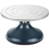 QWORK® Tornio per ceramica, 18 cm tornio girevole per scultura con base stabile, per ceramica e artigianato