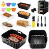 cittbety Kit Accessori Friggitrice ad Aria 29 Pezzi per Philips Airfryer Serie 4000 10L, Compatibile con NA460/NA462, Set Completo con Griglia e Accessori da Cucina
