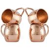 Zap Impex Moscow Mule - Set di 4 Bicchieri in Rame Massiccio 100% Realizzati a Mano - 16 oz di Alta Qualità da Cocktail in Puro Rame Alimentare