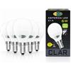 CLAR - Lampadina Crepuscolare da Esterno, Lampadine LED E14 Luce Fredda, Led Sfera Luce, 6W (Pack 5)