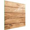 DarHaus Copri piano cottura induzione 50x52 cm copertura per piano cottura in vetroceramica 1 pezzi universale per piastre di cottura paraspruzzi tagliere in vetro temprato, Legno marrone