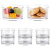 DASIAUTOEM Bicchieri da dessert trasparenti, 8 pezzi, piccole ciotole da dessert in vetro, bicchieri da gelato, ciotole da dessert, ciotole impilabili per tiramisù, budini, yogurt, cereali da 200 ml