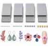 Generic Strumento per la creazione di palline in gel di argilla 3D, rullo per perline per nail art per fiori in gel 3D, rullo per argilla polimerica da 2 mm, 3 mm, 4 mm, 5 mm, strumento per modellare sfere