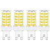 RANBOO Lampadina LED G9 10W Equivalente 50W-100W Lampada Alogena, 800LM, Bianco Freddo 6000K, 220-240V, Non Dimmerabile, Nessun Sfarfallio, Risparmio Energetico, per Lampadari, Plafoniere e Applique, 4 Pezzi