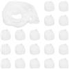 PATIKIL Tessuto per Fiori Calza, 20pz Nylon Calze Rete per Fiori Materiale Calze Seta Trazione per Fiori Fai-Da-Te Artigianato per Matrimoni Decorazione Domestica, Bianco