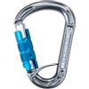 Climbing Technology Concept TGL HMS Moschettone con Ghiera, 3 Movimenti con Leva, Grigio