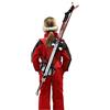 Wantalis - Zaino Porta-Sci Skiback per Bambino, Rosso (Rosso), S