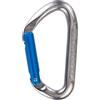 Climbing Technology SALTO S Carabiner, AL, Straight gate, grey-blue