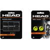 Head Supercomp, Tennis Accessori Unisex Adulto, Black, One Size & PRO Damp, Tennis Accessori Unisex Adulto, Yellow, One Size
