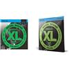 D'Addario Exl220-5 Set Corde Basso Exl & Exl165 Set Corde Basso Exl